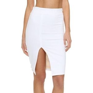 David Lerner White Pencil Skirt XS.